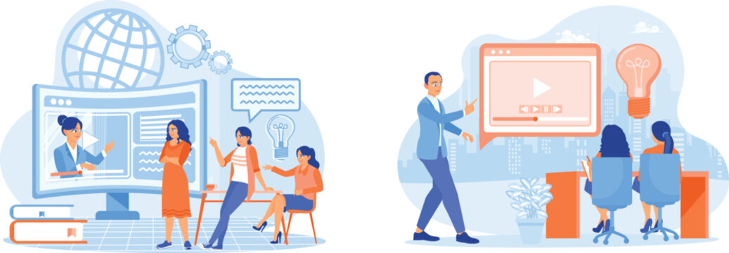 Modern approaches to virtual team collaboration and online training sessions