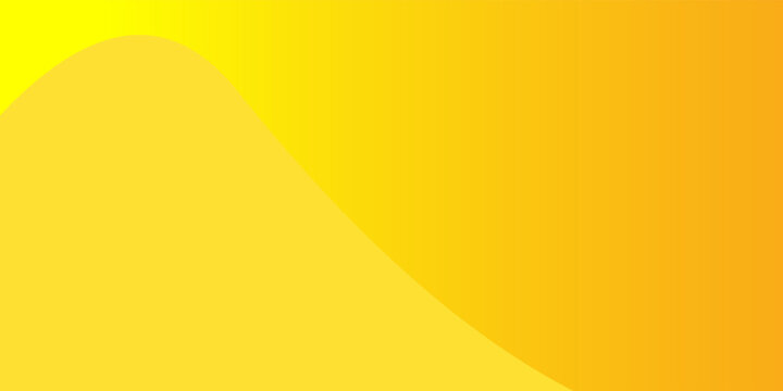 Abstrak Latar Belakang Kuning dengan Vektor Minimal Banner