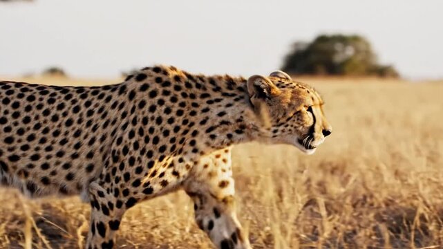 Cheetah in natural habitat