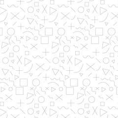Obraz premium eamless Geometric Shapes Pattern Background