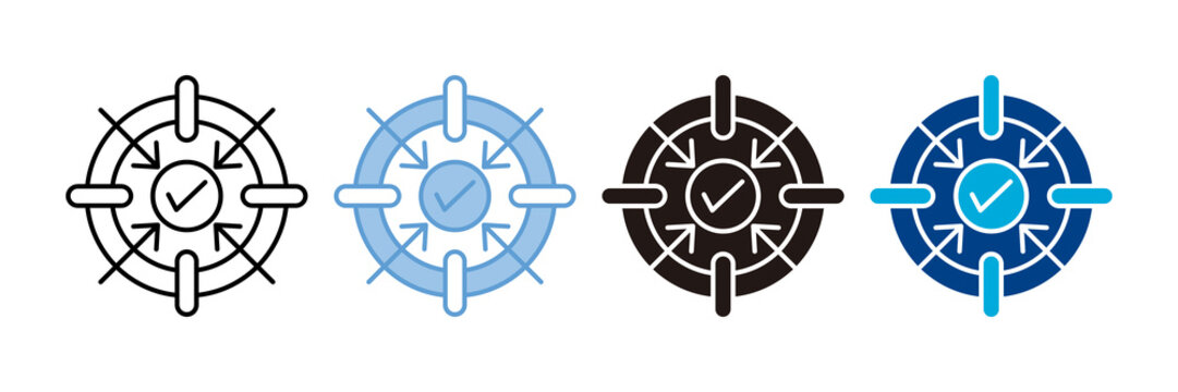 Integration  Icon Set Multiple Style Collection