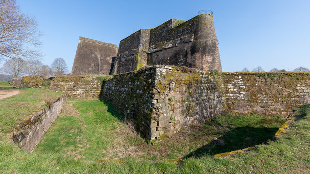 The famous citadel of Bitche in France on March 22th 2026
