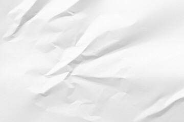 Obraz premium Crumpled white paper texture