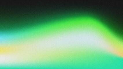 Obraz premium Grainy green gradient abstract background with soft noise texture, modern minimalist design for digital and graphic projects.