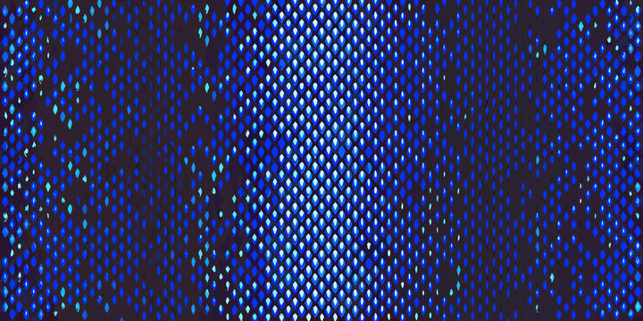 Abstract blue diamond pattern fading to black a textured background