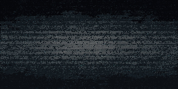 Abstract digital rain of binary code cascading down a dark screen