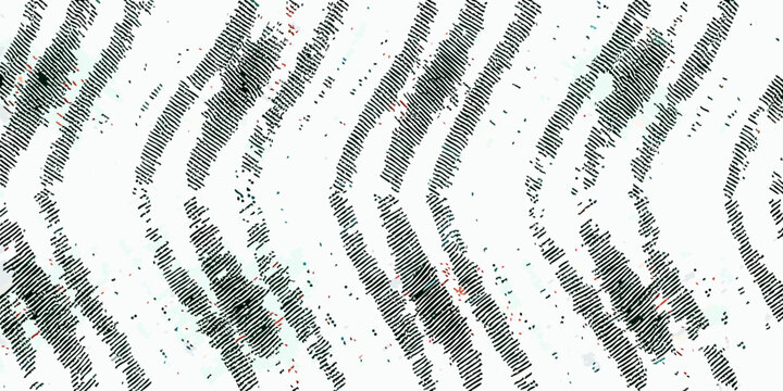 Abstract black and white lines creating a wavy textured pattern
