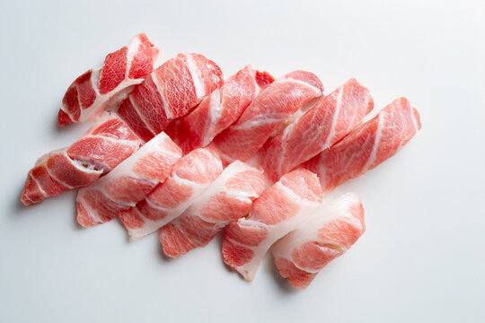 Tuna sushi in various parts