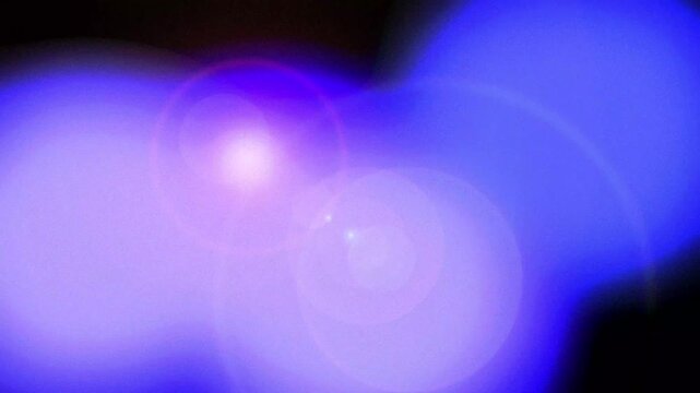 Abstract Blue Motion Background with Pink Flare Glowing Circles and Swirling Light for Video Editing Backgrounds Presentations and Social Media Content