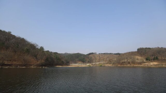 강풍경4(강+산+하늘+흐르는물)