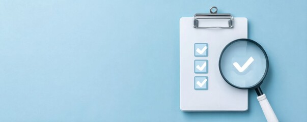 Fototapeta premium Management creates a corporate plan and strategy where inspection and reporting ensure long term compliance.