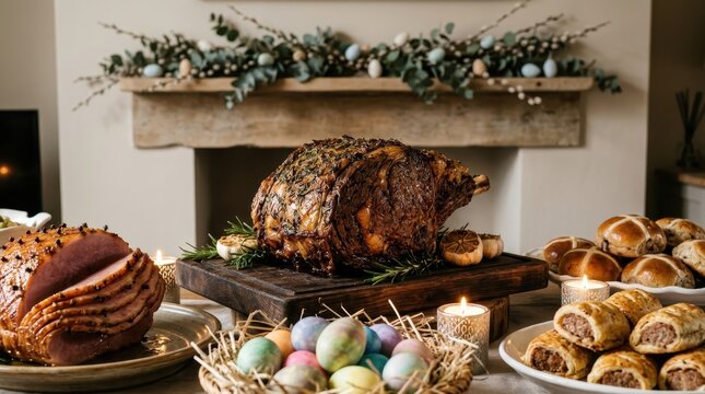 Savory Herb-Crusted Roast Lamb Centerpiece for an Easter Celebration