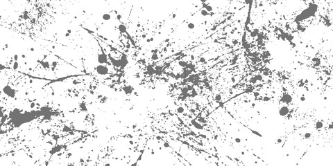 Abstract a modern paint splatter design that captures the essence of untamed creativity and raw expression. This photo features splashes of ink against a clean backdrop. © DreamLoom