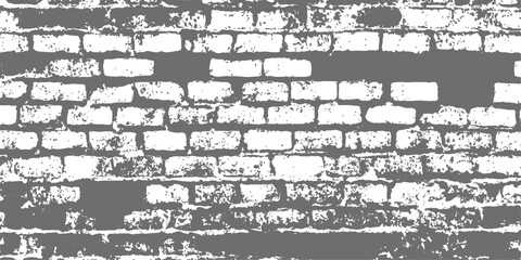 Abstract an aged and textured brick wall stands as a testament to time and history. The wall's surface showcases a weathered aesthetic. © DreamLoom