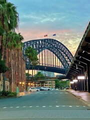 Fototapeta premium sydney harbour bridge