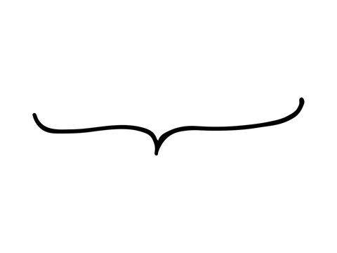 シンプルな手書きの吹き出し