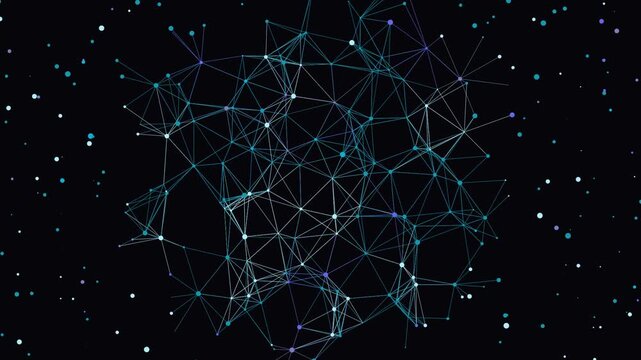 Futuristic 4K quantum-inspired grid with activated links, glowing nodes, and advanced digital connection patterns on a dark background.
