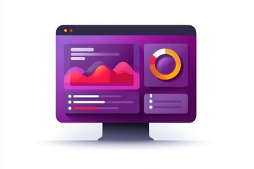 Obraz premium Ai-powered privacy regulations dashboard with gdpr icons digital workspace overview