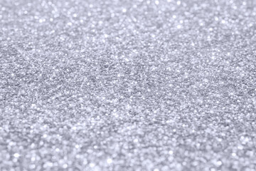 Obraz premium Abstract silver glitter sparkle texture background