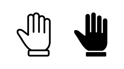 Obraz premium Hand icon set vector. hand sign and symbol. hand gesture