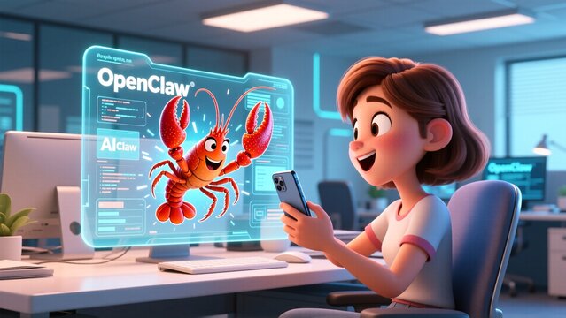 business woman in office