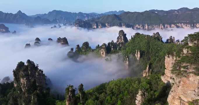 zhangjiajie sea of clouds