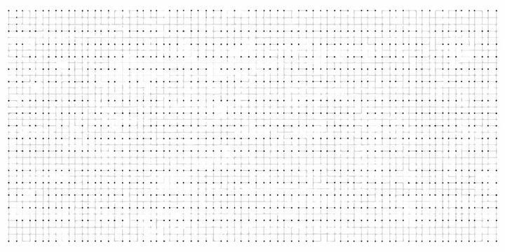 Dense grid of small black dots arranged in a regular repeating pattern