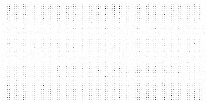 Dense pattern of small black dots covering a predominantly white background