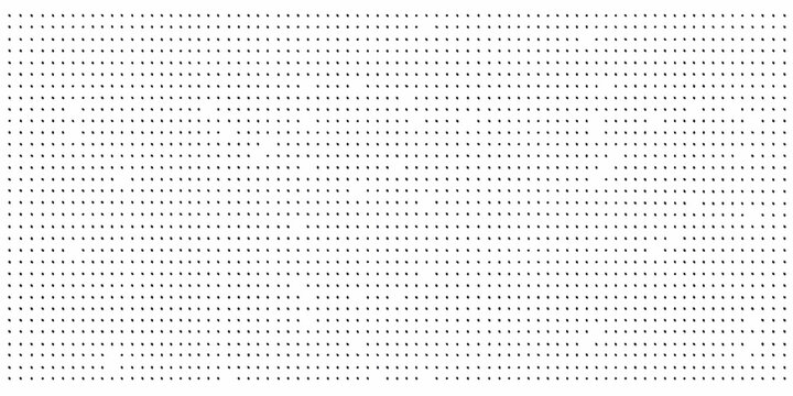 Dense pattern of small black dots covering a white background