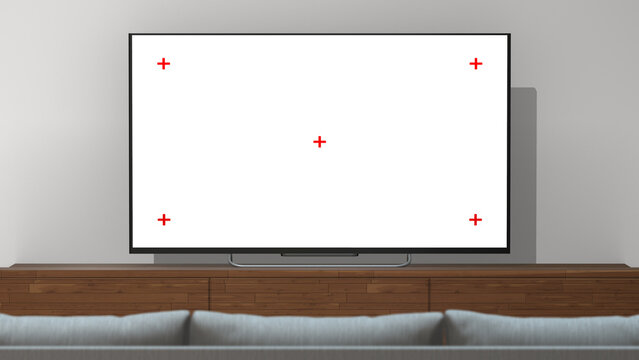 4K screen with tracking points and RGB channel