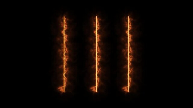 rad glowing stick electric animation motion graphics balck background