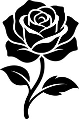 Obraz premium vector clip art rose on white background for web and graphic design 