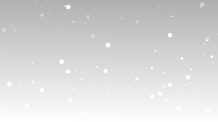 Fototapeta premium Abstract background with scattered white circles on a gray gradient