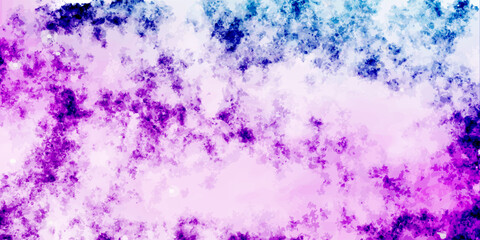 Galaxy background. Starry universe with constellations. Purple and blue nebula. Color wide gradient with shining stars. Beautiful milky way wallpaper. Vector illustration. © Asmai