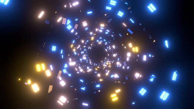 Endless VJ Loops with Neon Lines, High-Quality Music Visuals, Party Backgrounds, and Seamless Motion Graphics for DJs & Live Performances. Full HD. 4K