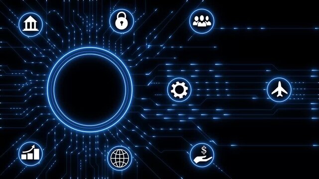 Application Programming Interface. Software development tool. Business, modern technology, internet and networking concept.4K Animation.