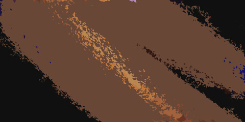 Abstract aerial view of textured earth toned land with sparse vegetation © Dibyendu