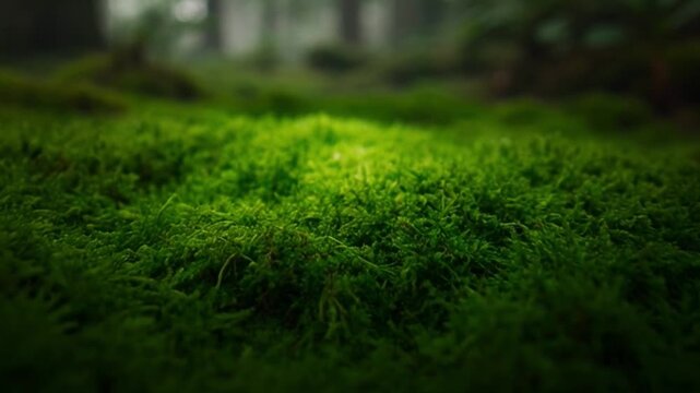 Vibrant green grass field with soft focus and natural lighting