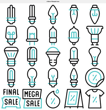 light bulb icons