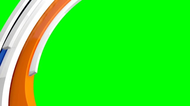 Breaking News Latest Headlines Opener - 3D Animated Motion Graphics with Green Screen Transition for Broadcast and Media 