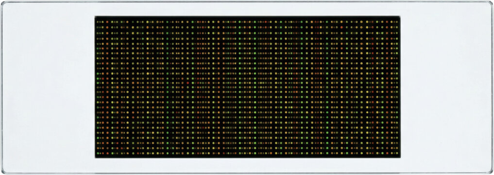Biotechnology DNA microarray gene chip isolated on transparent background