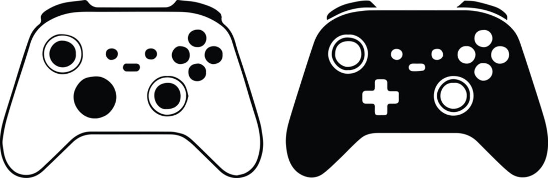 controller editable vector gamepad layout dpad buttons