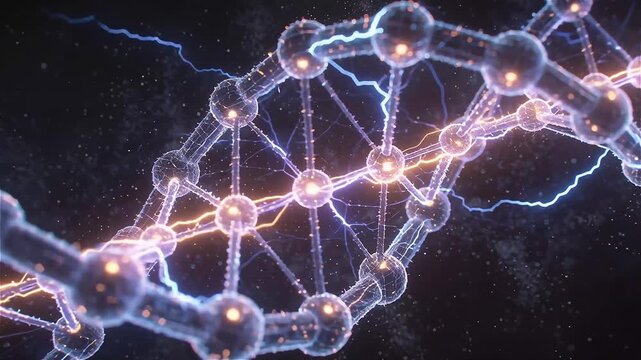 Intricate lattice-like neural grid composed of interconnected glowing nodes forming a complex artificial intelligence system, electric signals racing through the network like lightning pulses