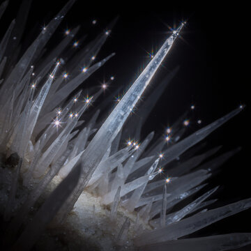 Anthodite Cave Flower Speleothem Macro