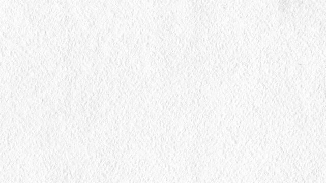 White watercolor paper texture loop background. Minimalist grainy surface for artistic overlays, creative drawing projects, and elegant motion design.