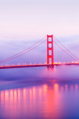 Fototapeta premium Golden Gate Bridge, San Francisco, California, USA