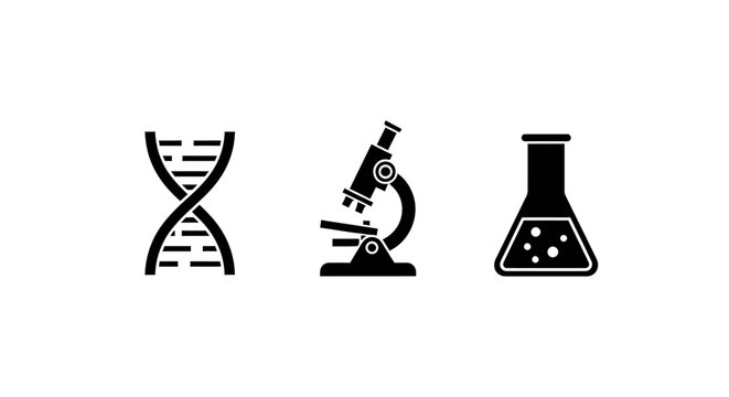 Symbols of genetic engineering and science