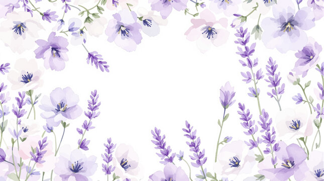 Vintage lavender blossom background with muted tones perfect for rustic and classic design themes