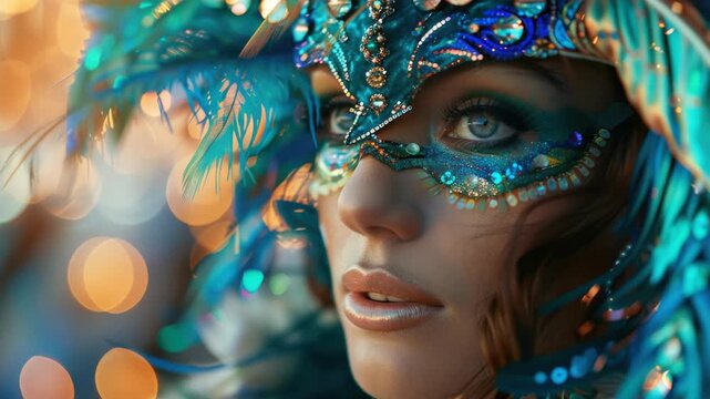 Mardi Gras Masked Dancer