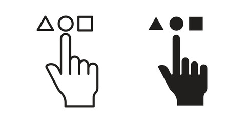 Fototapeta premium Variety icons. Black and White Vector Icons. can be used web and mobile